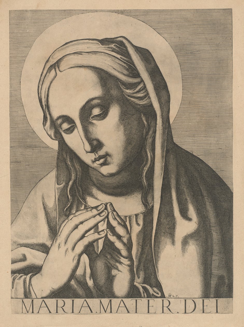 Byst av Jungfrun av Raffaello Schiaminossi