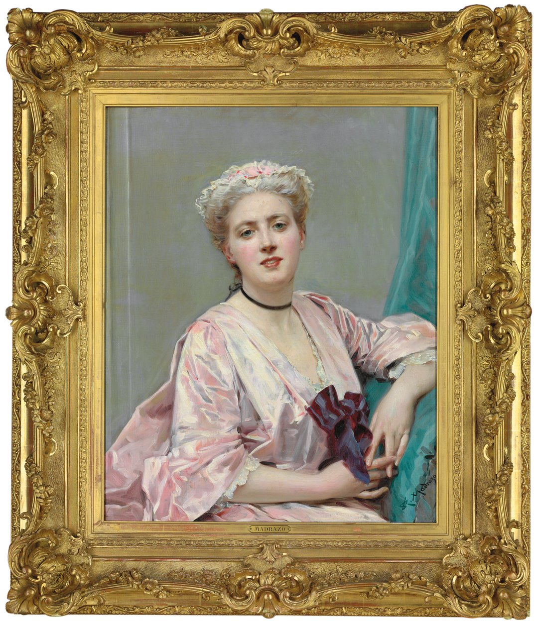 Skönhet i rosa, av Raimundo de Madrazo y Garreta