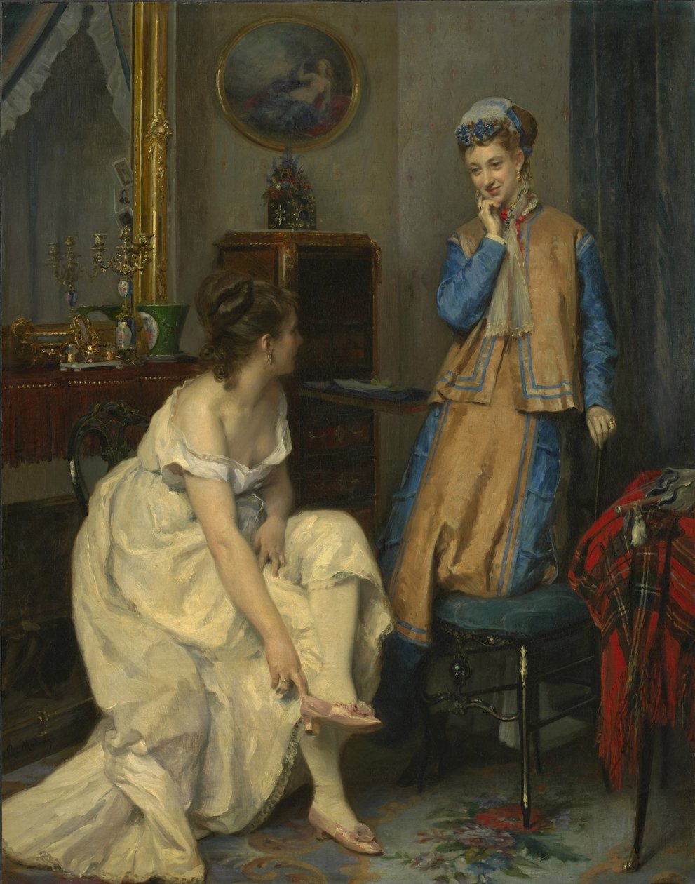 Förtroende, c.1870 av Raimundo de Madrazo y Garreta