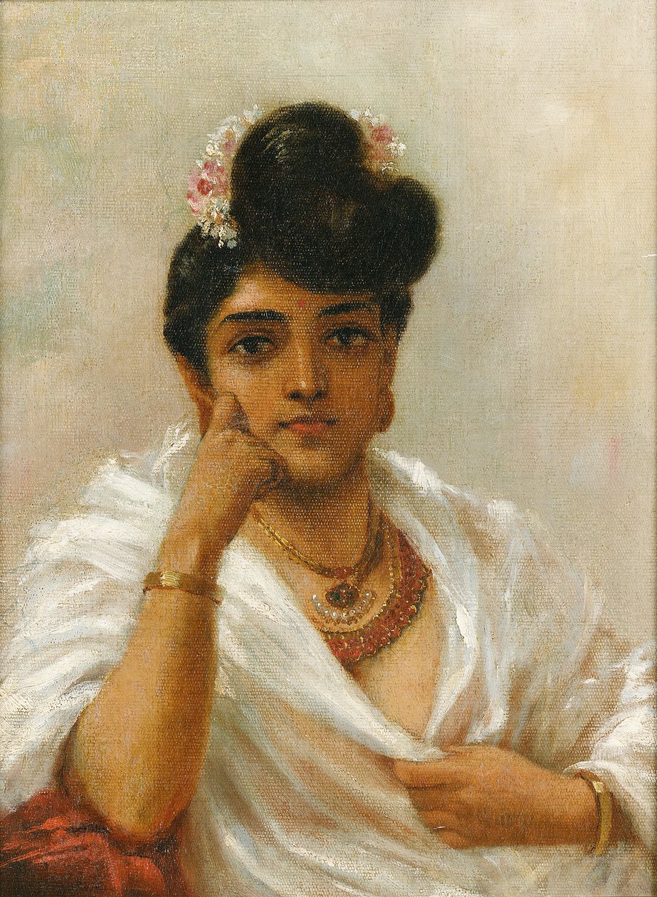 Malabar skönhet av Raja Ravi Varma