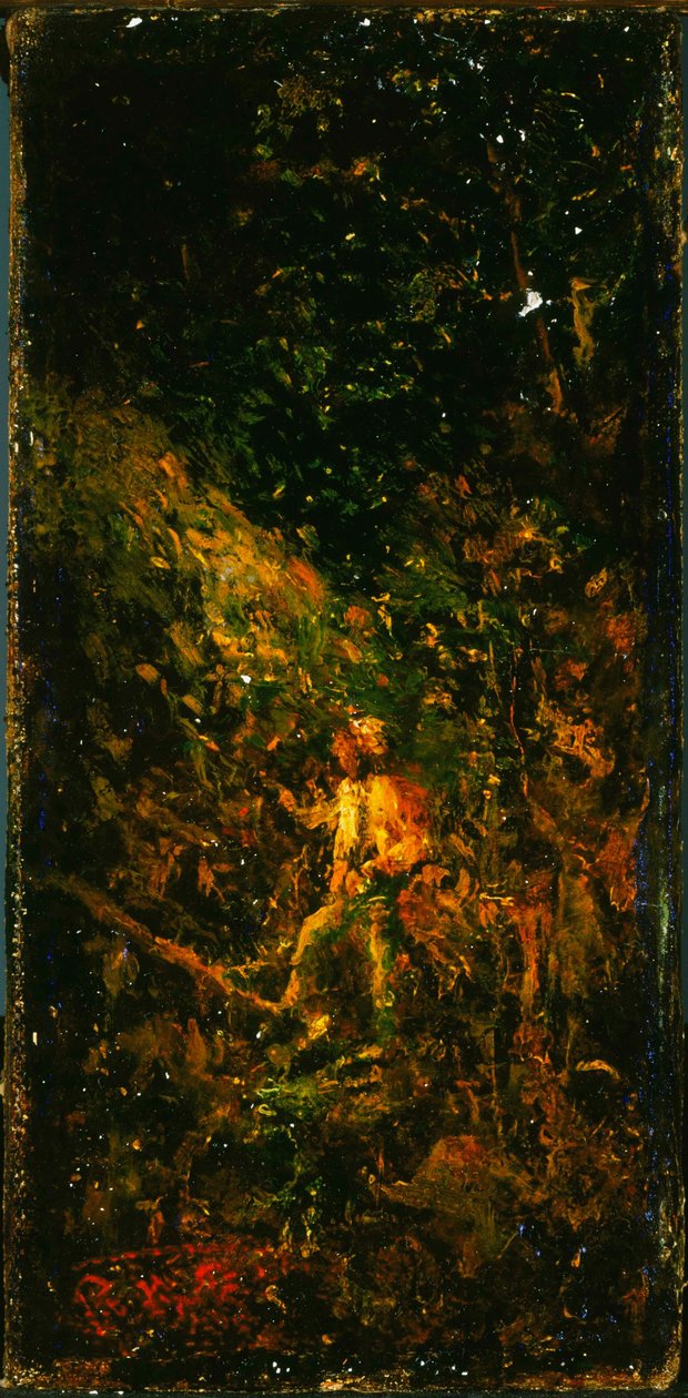 Figur i ett landskap av Ralph Albert Blakelock