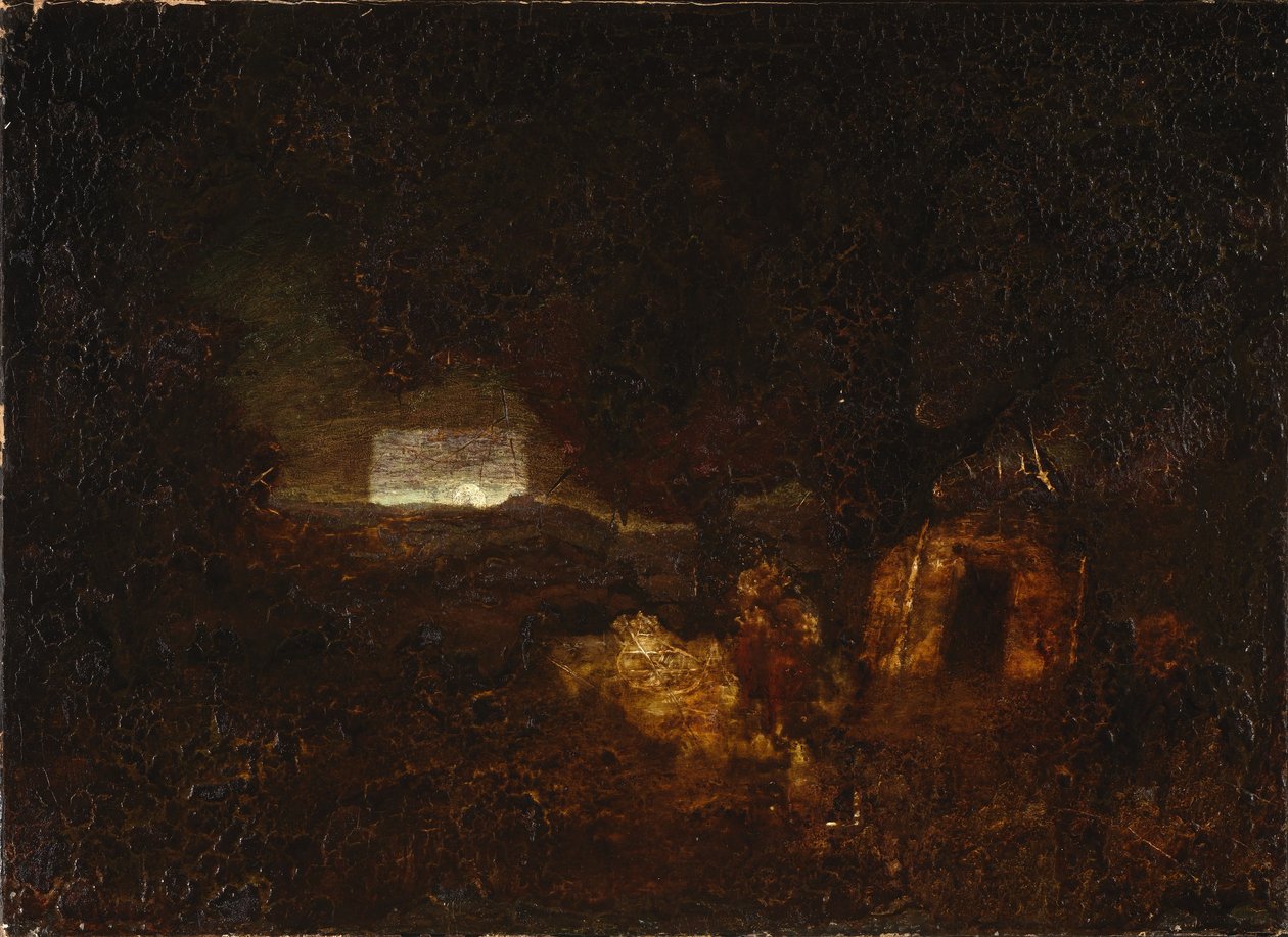 Kanotbyggarna av Ralph Albert Blakelock