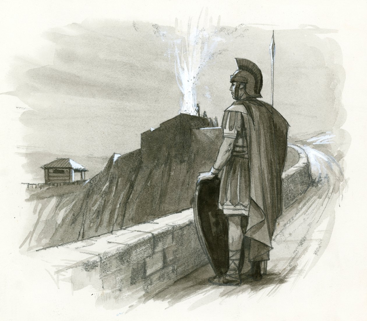 En romersk signaleld av Ralph Bruce