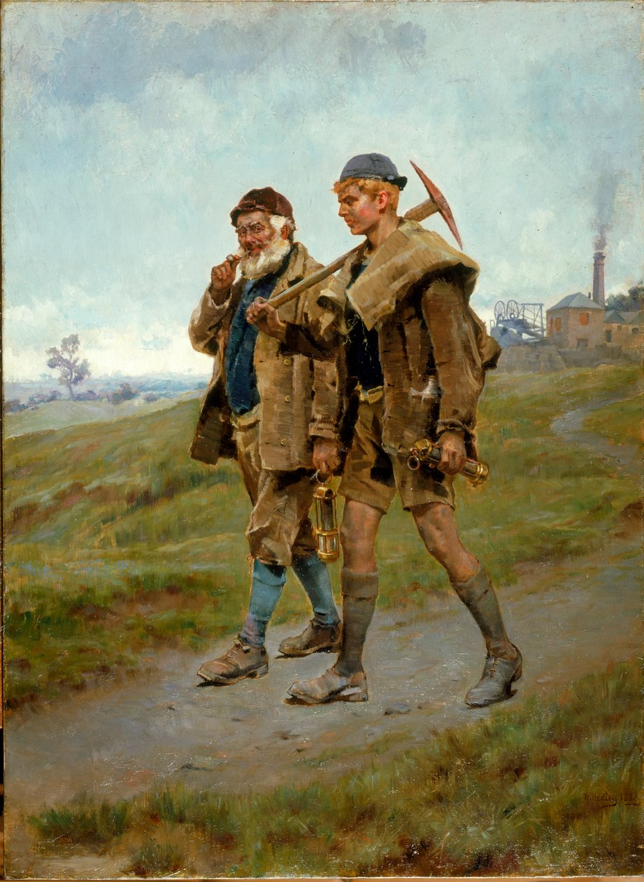 Går hem, 1888 av Ralph Hedley