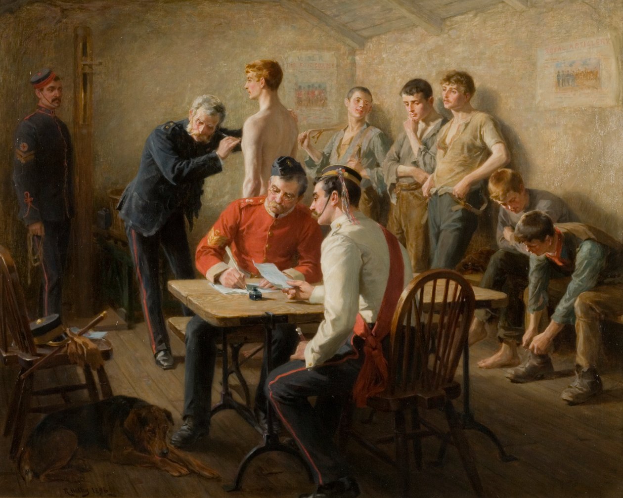 Passing the Doctor, 1896 av Ralph Hedley