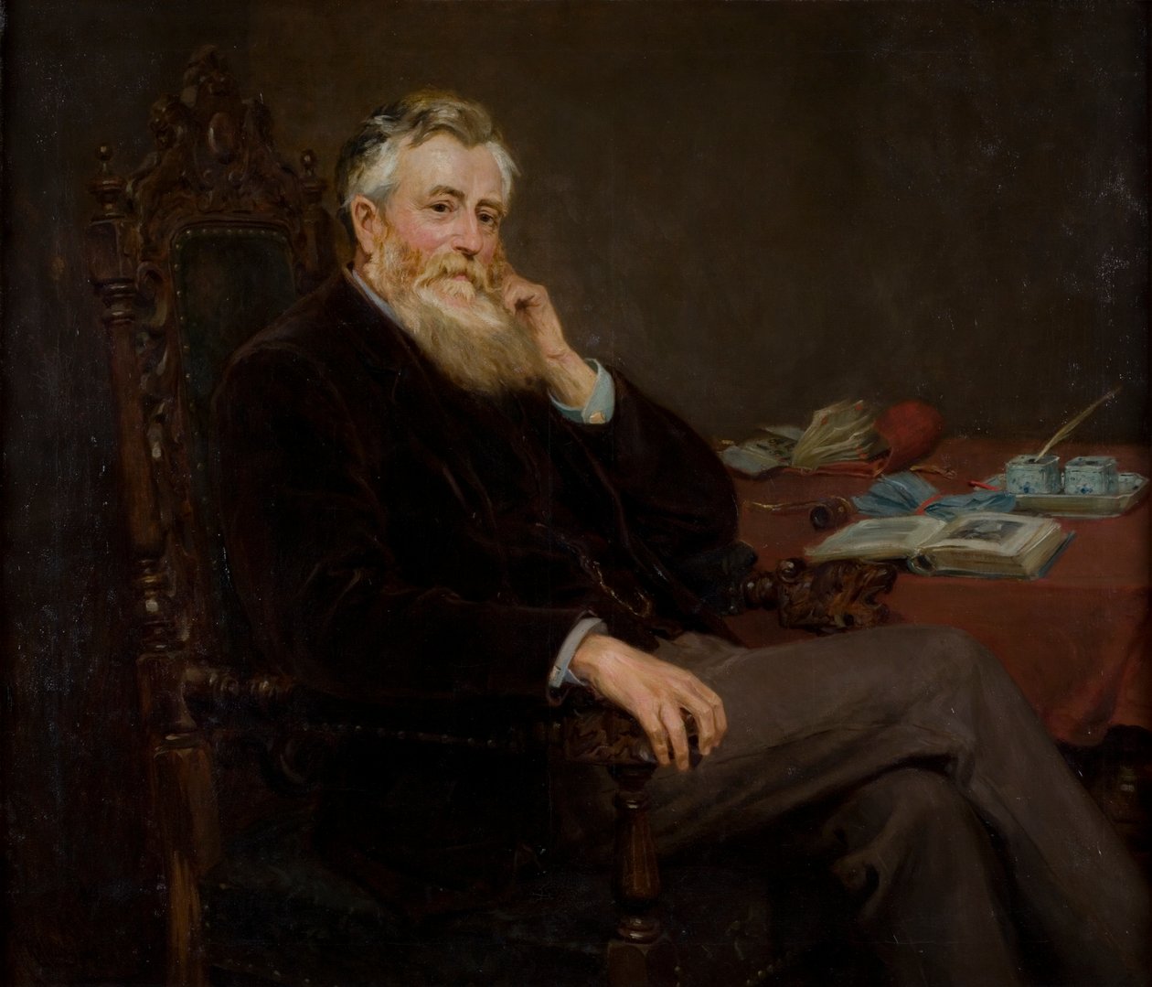 Porträtt av Spence Watson, 1897 av Ralph Hedley