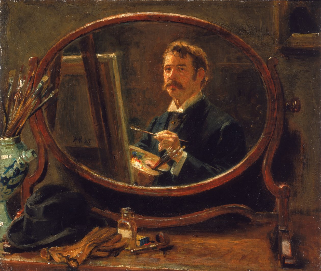 Självporträtt, 1895 av Ralph Hedley
