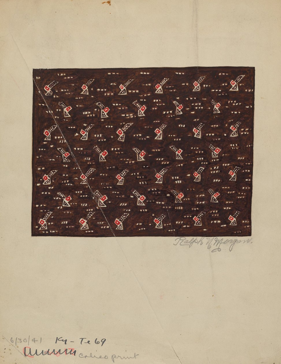 Calico tryck av Ralph N. Morgan