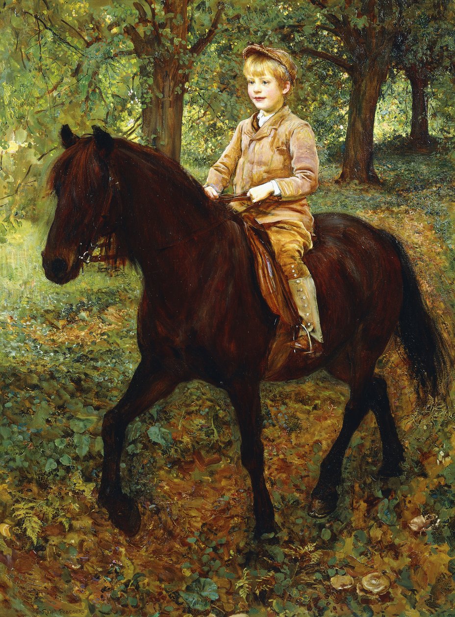 The Morning Ride (olja på duk) av Ralph Peacock