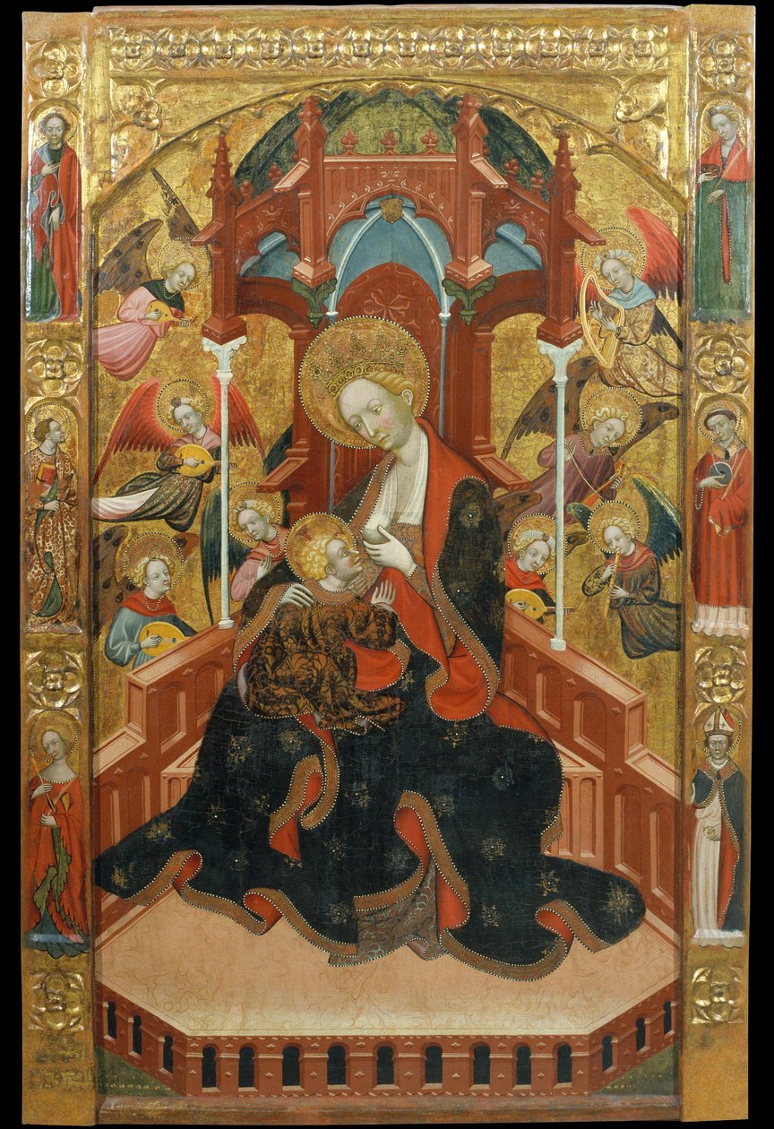 Virgin Suckling the Child av Ramon de Mur
