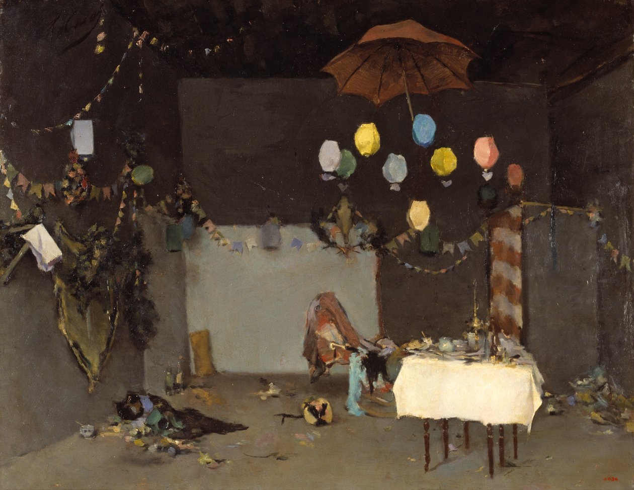 Studio interiör av Ramon Casas i Carbo