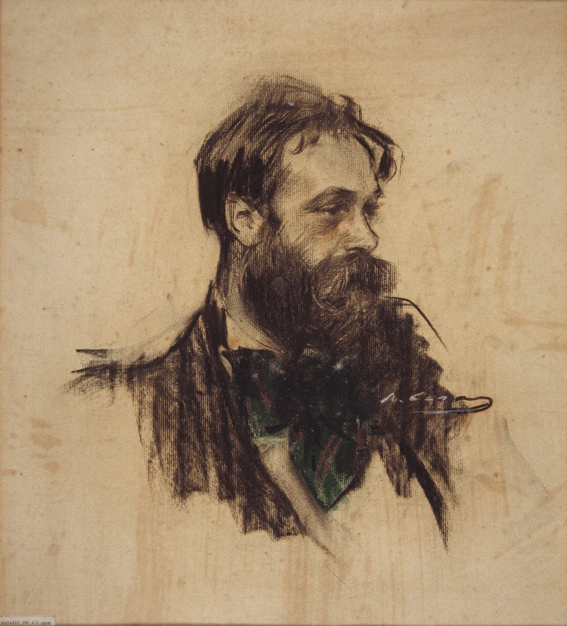 Porträtt av Ramon Casas i Carbo
