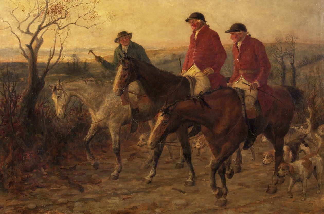Tre Jolly Huntsmen av Randolph Caldecott