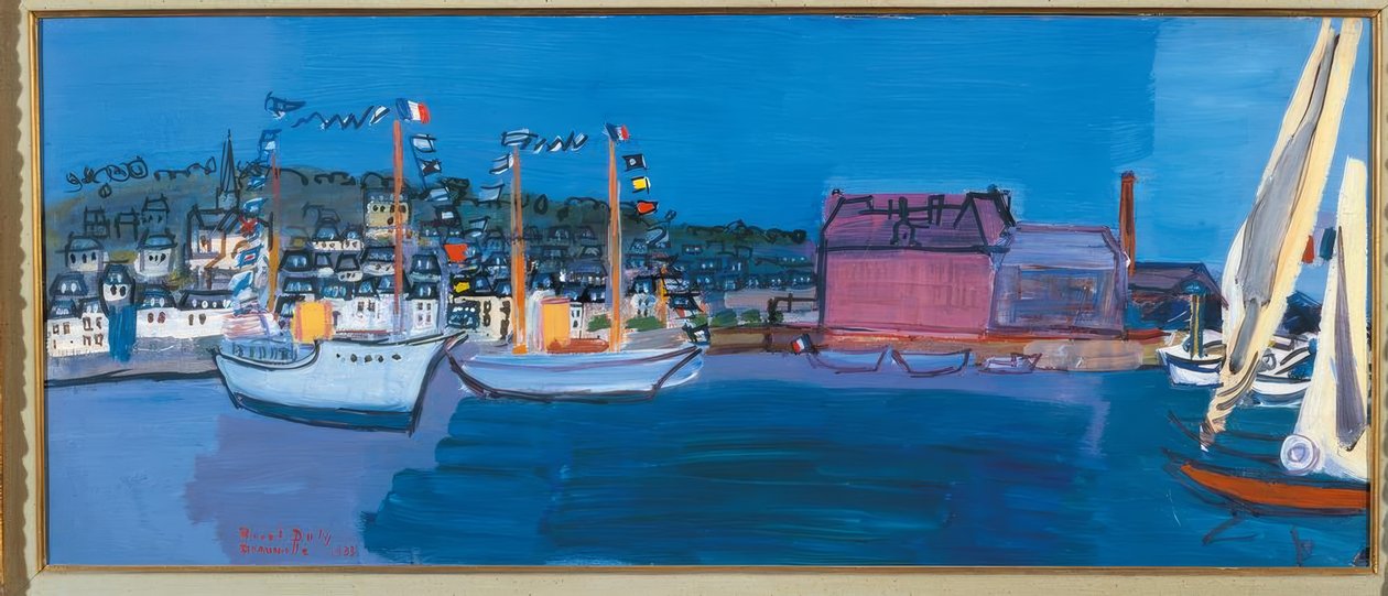 14 juli i Deauville av Raoul Dufy