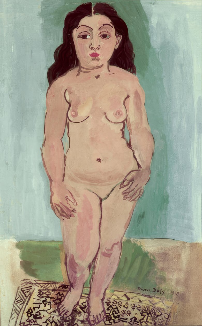 Naken kvinna av Raoul Dufy