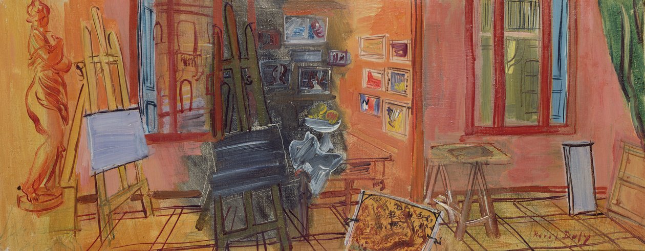 La Frileuse, studio i Perpignan av Raoul Dufy