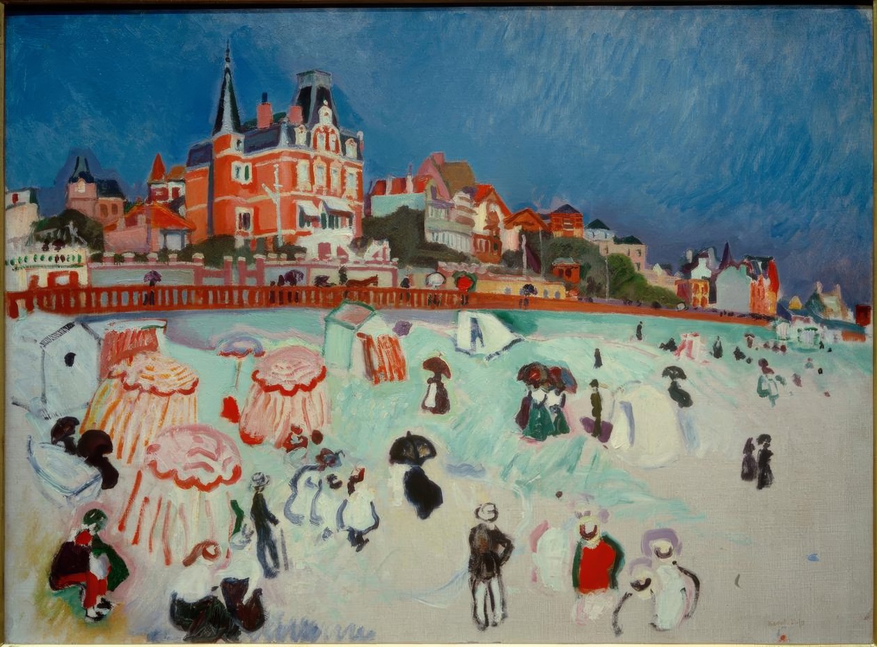 Sainte-Adresse strand av Raoul Dufy