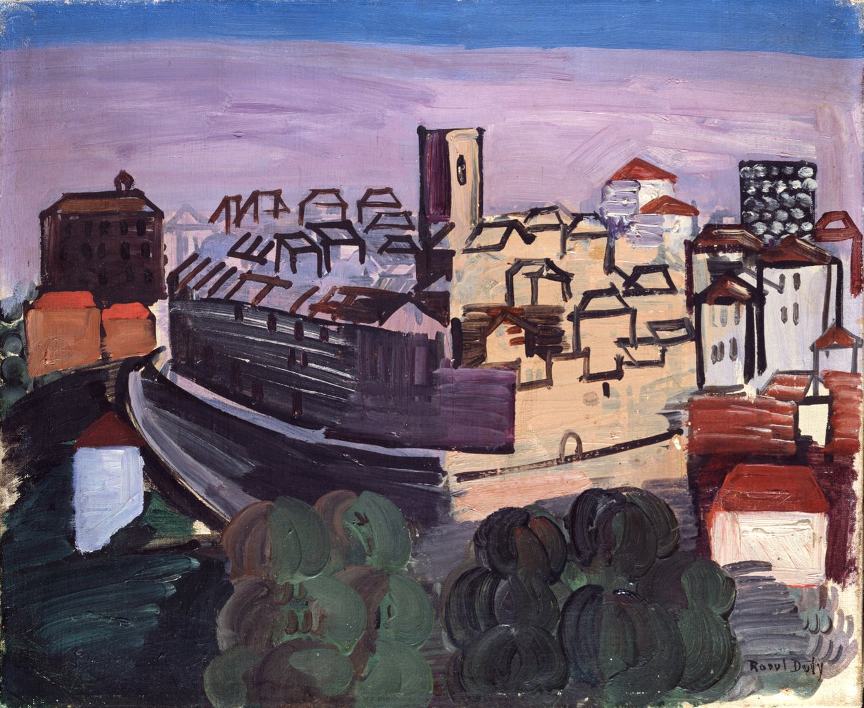 Landskap nära Vence av Raoul Dufy