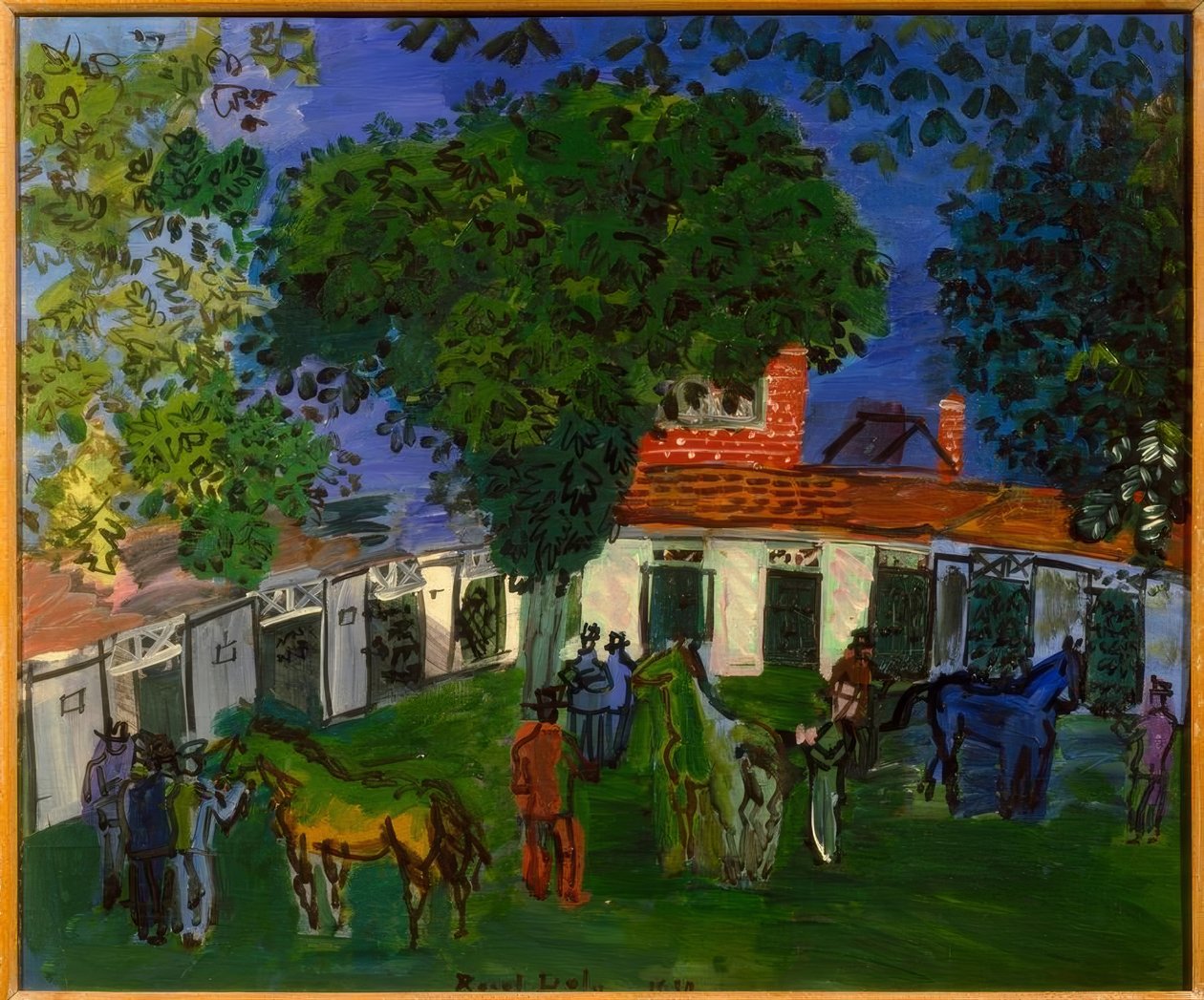 Paddock av Raoul Dufy