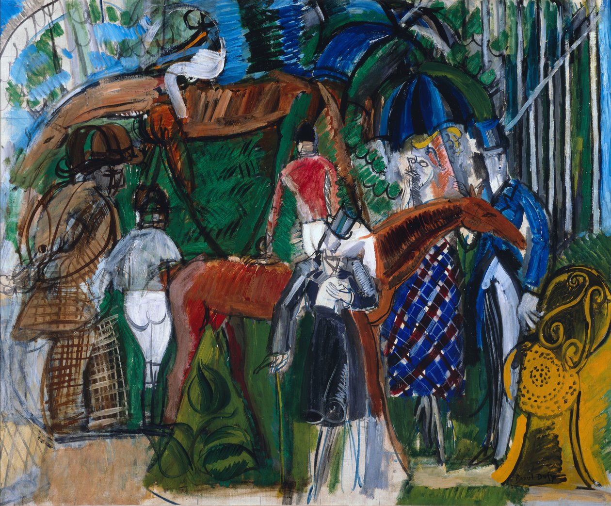The Paddock av Raoul Dufy