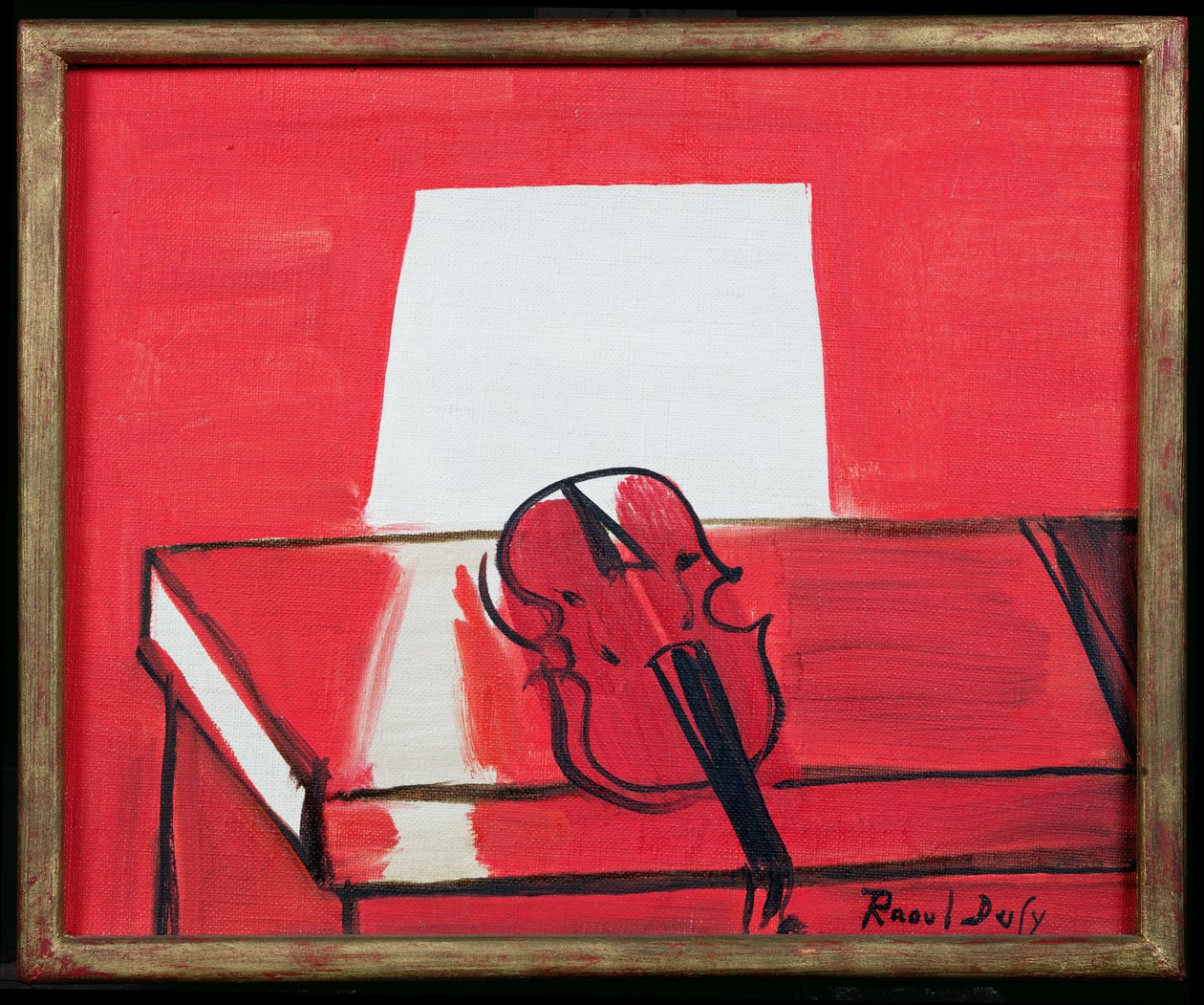 Den röda violinen av Raoul Dufy