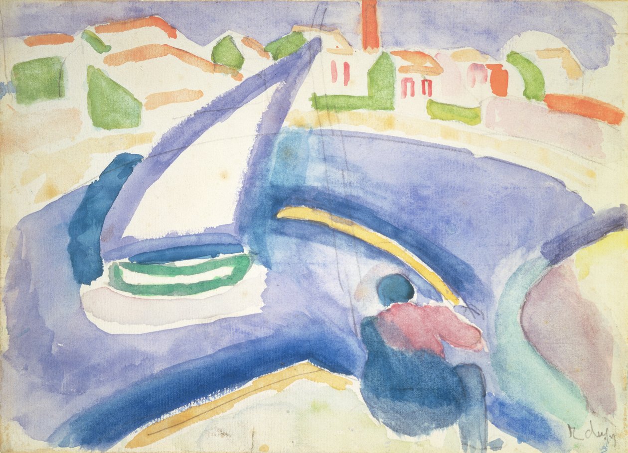 Segelbåten av Raoul Dufy