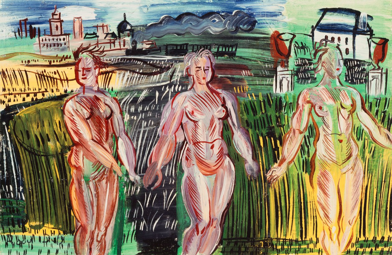 Seineflodens vatten av Raoul Dufy