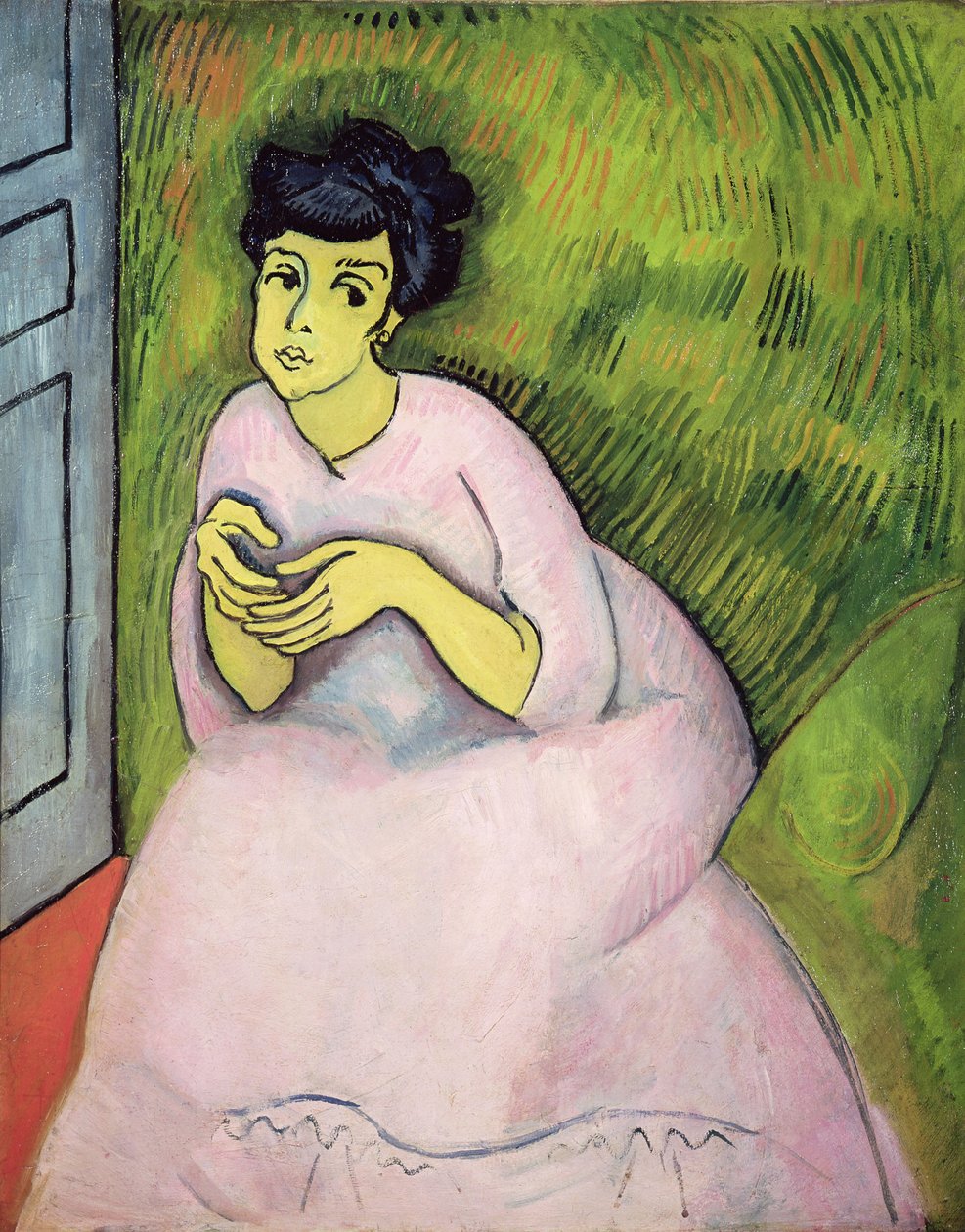 Kvinnan i rosa av Raoul Dufy