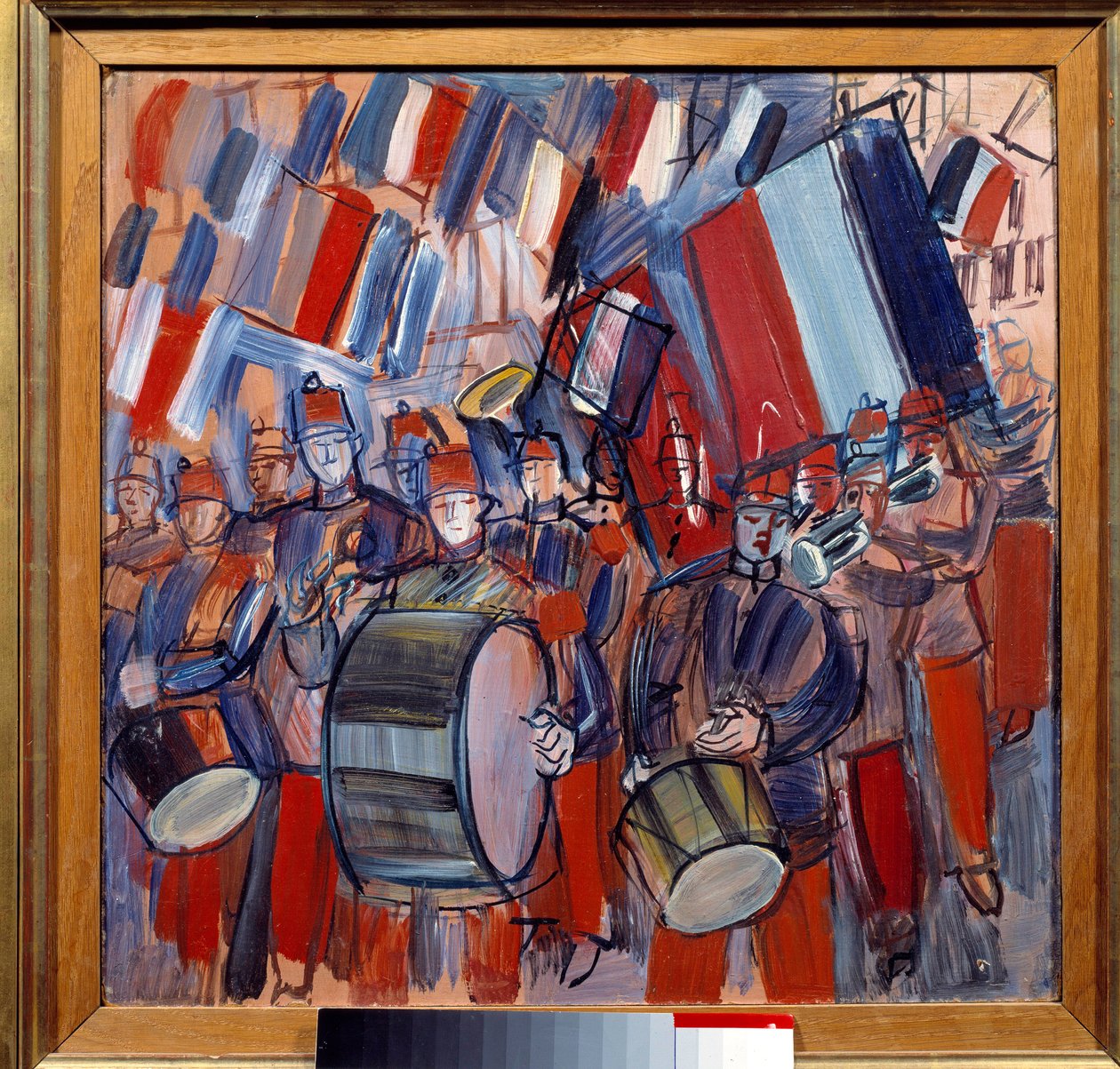 Bandet, 14 juli, Militärparad av Raoul Dufy