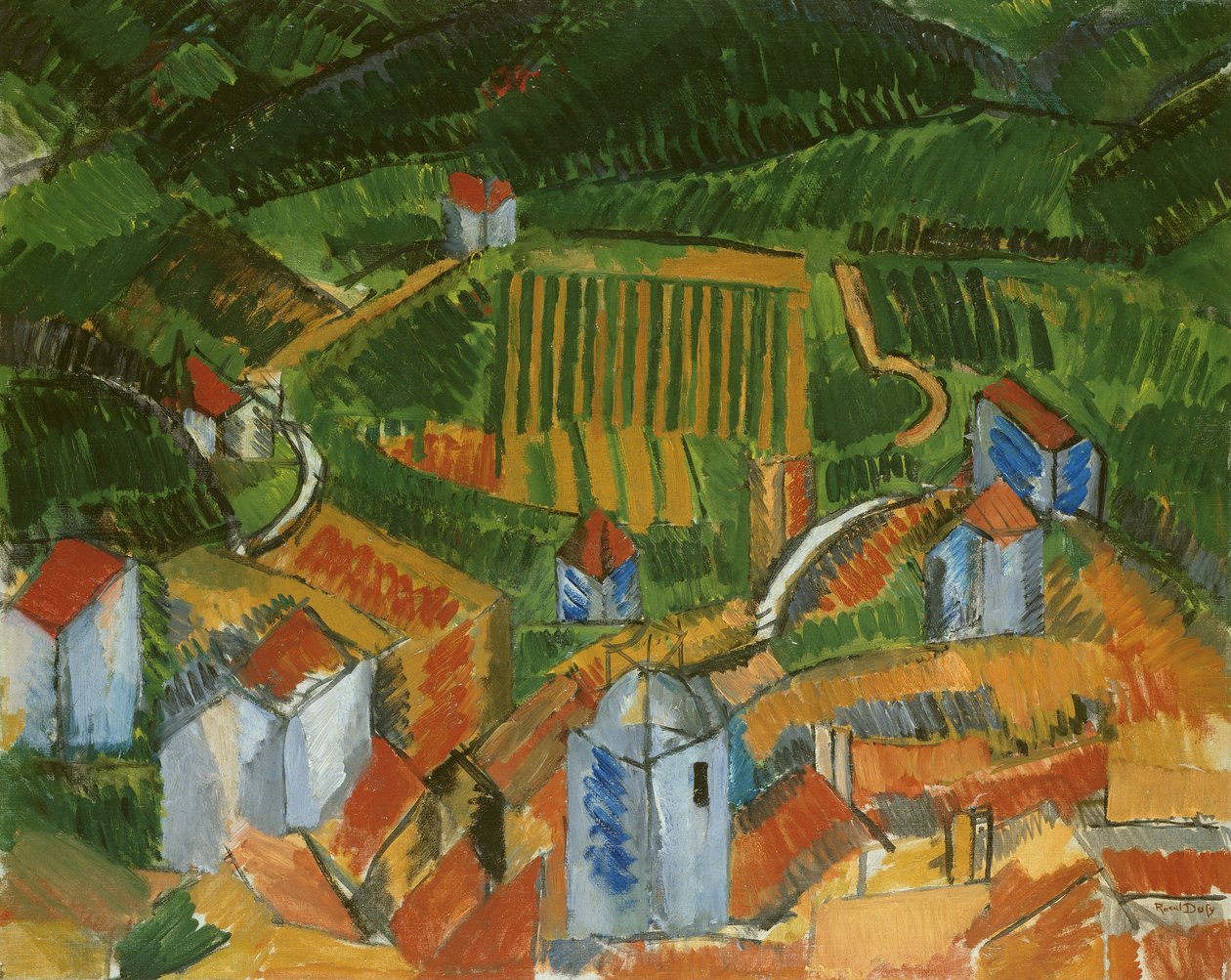 Vence Landskap av Raoul Dufy