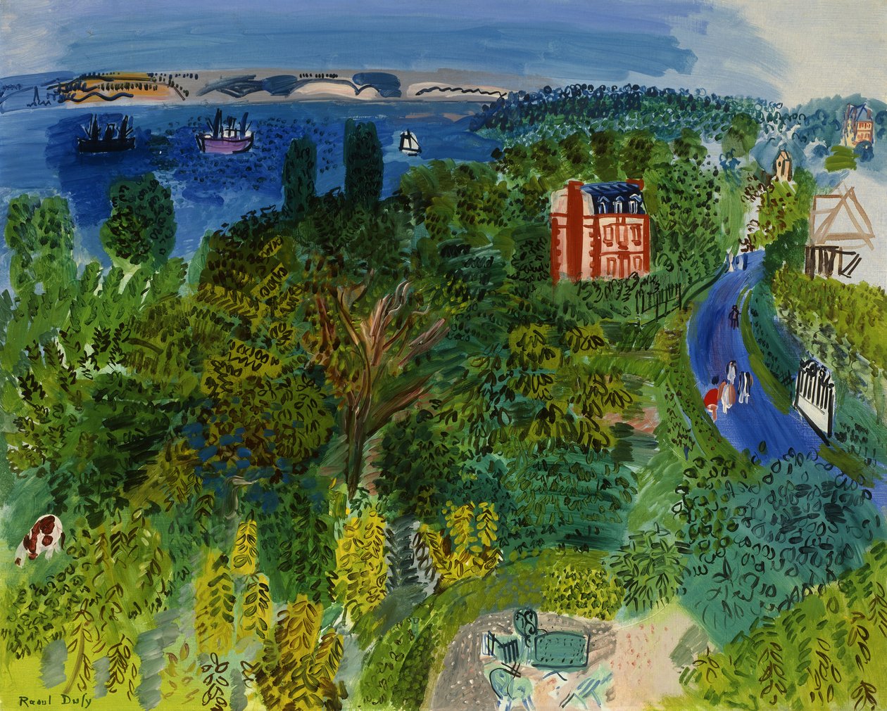 Villerville av Raoul Dufy