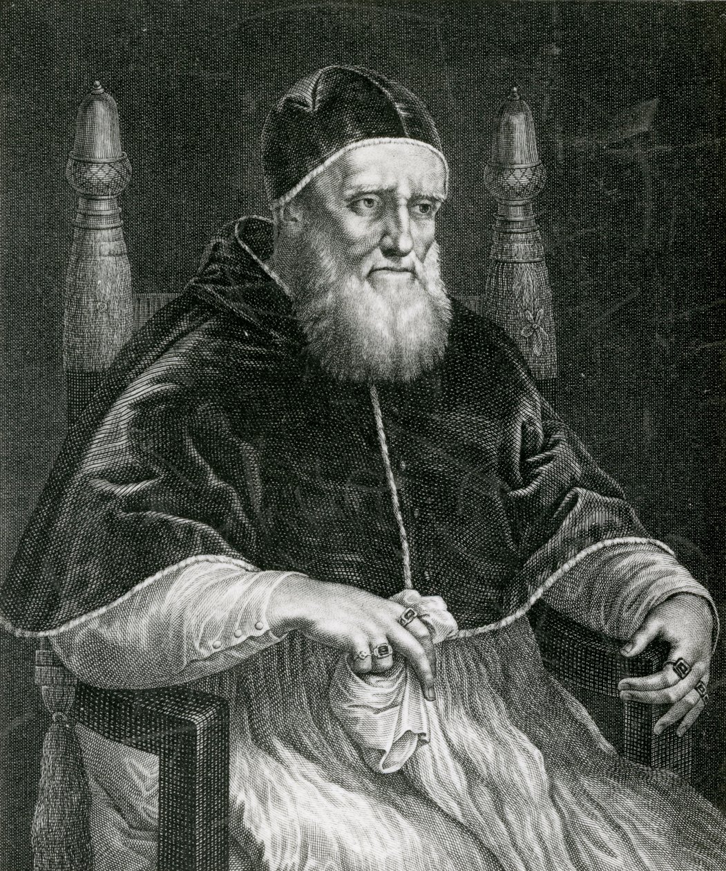 Påve Julius II (1443-1513) av Raffaello Sanzio Raphael