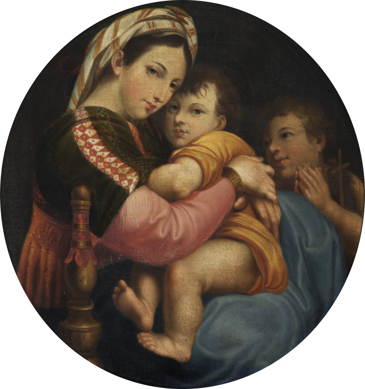 Stolens Madonna av after Raphael