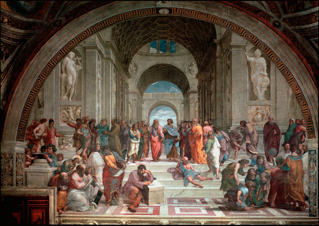 Skolan i Aten av Raphael (1483 1520)