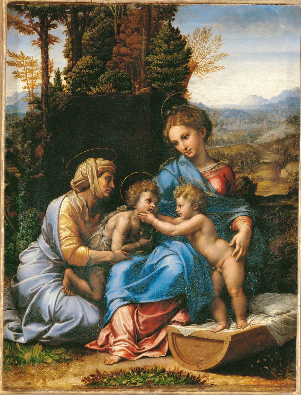 Den heliga familjen ... av Raphael (1483 1520)