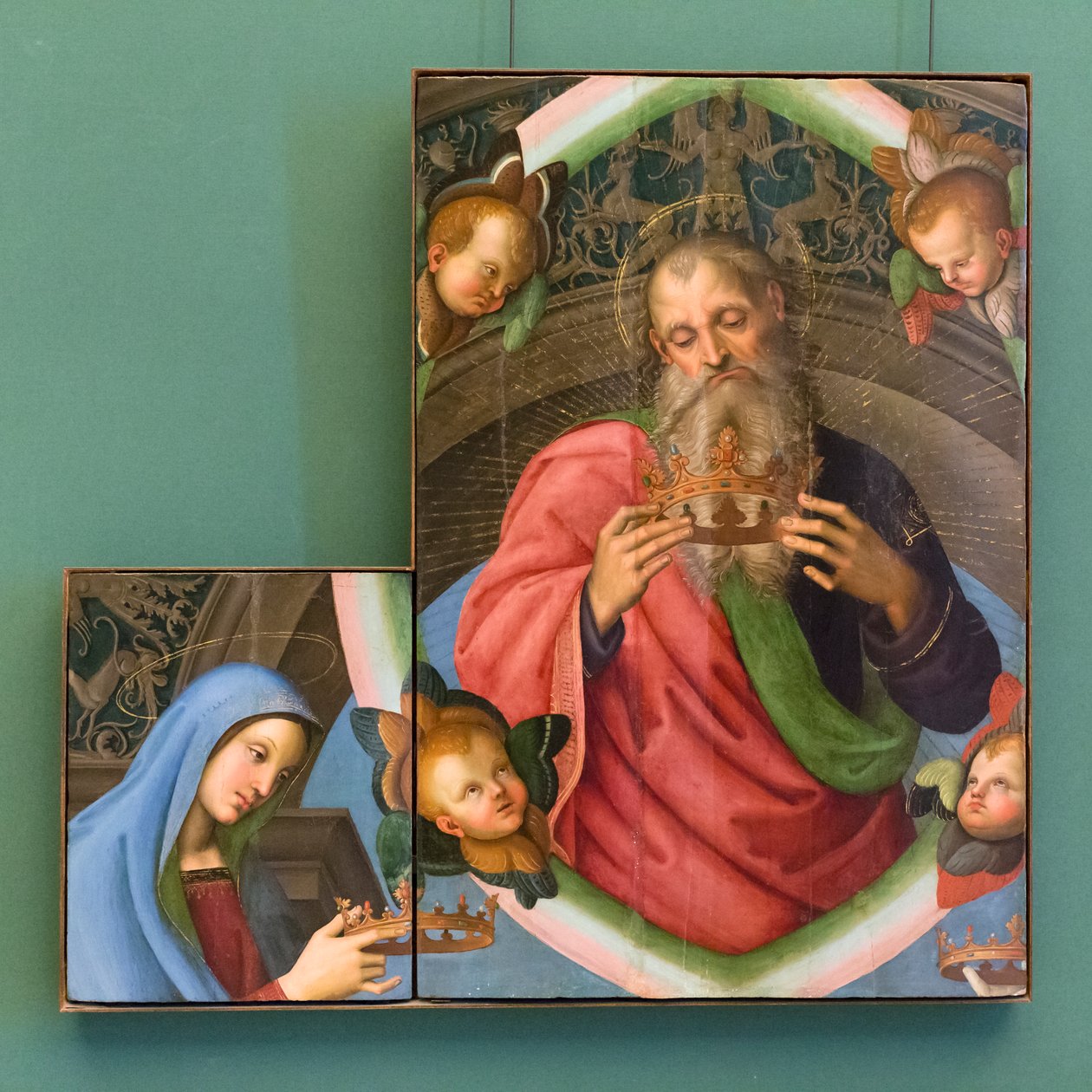 Den evige fadern och jungfrun av Raphael (1483 1520)