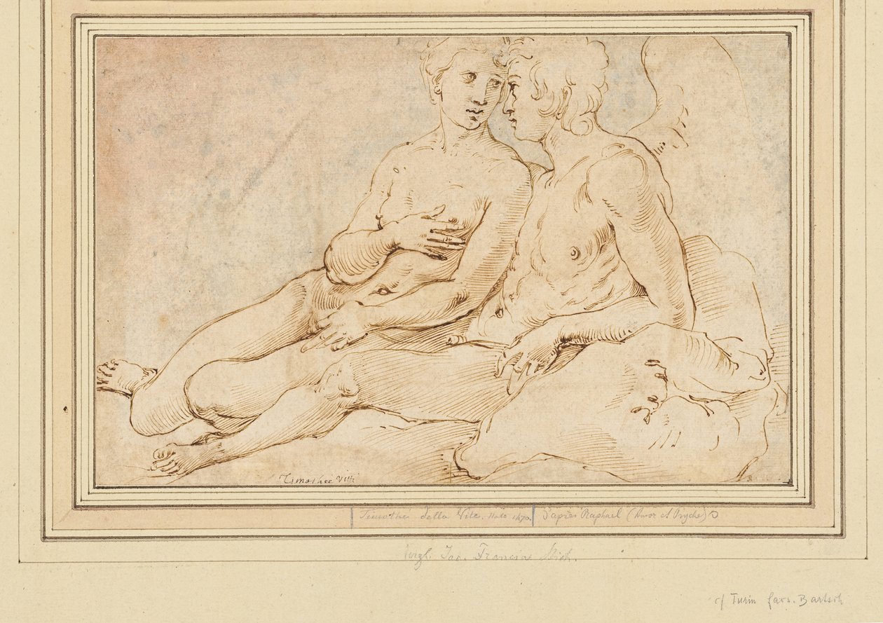 Amor och psyke, ca 1540. av Raphael