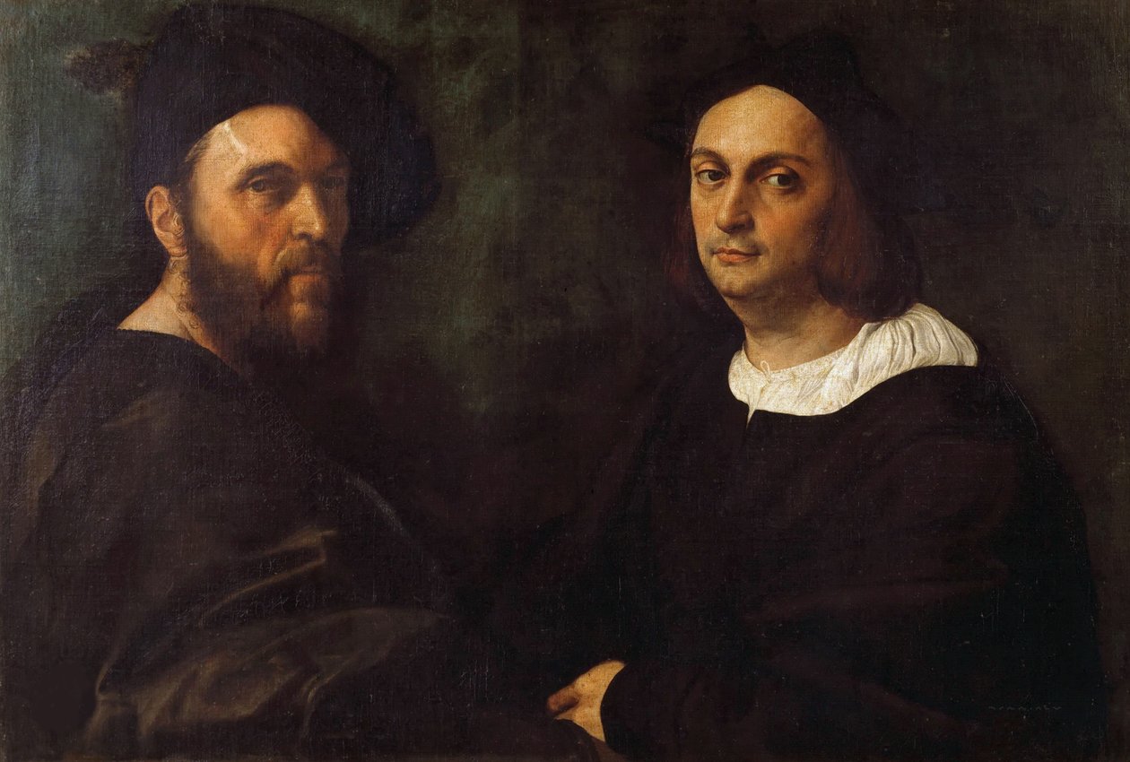 Dubbelporträtt, ca. 1516. av Raphael