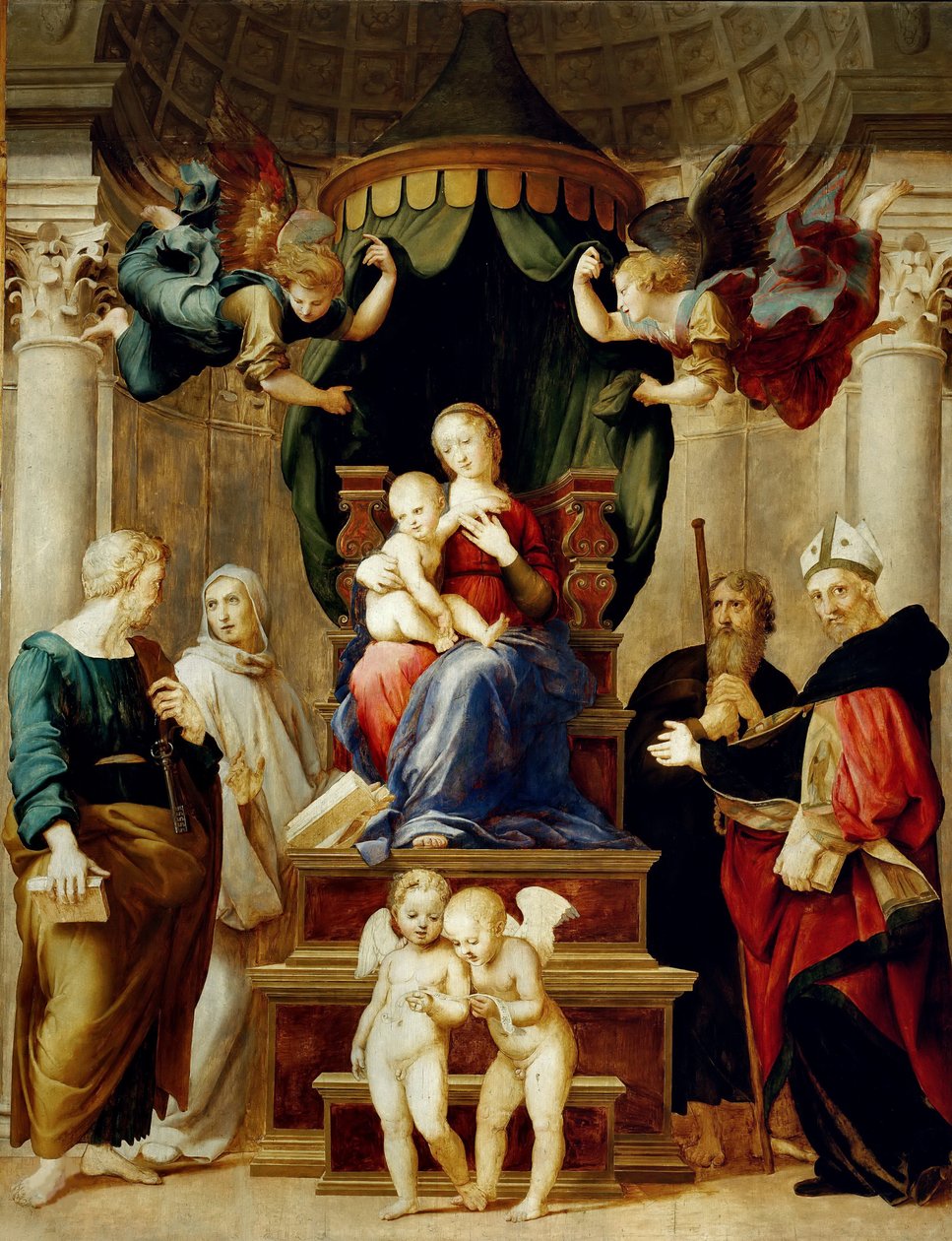 Madonna av Baldacchino, ca 1506-1508. av Raphael