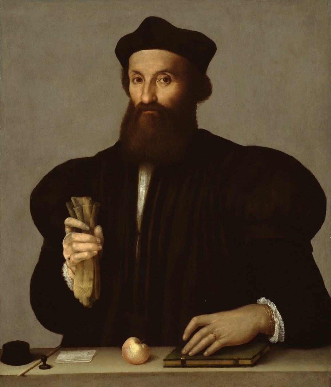Porträtt av en gentleman, 153050. av Raphael