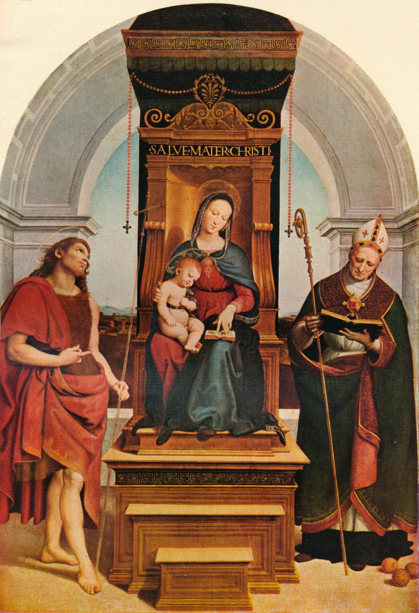 Ansidei Madonna, 1505, 1911 av Raffaello Sanzio Raphael