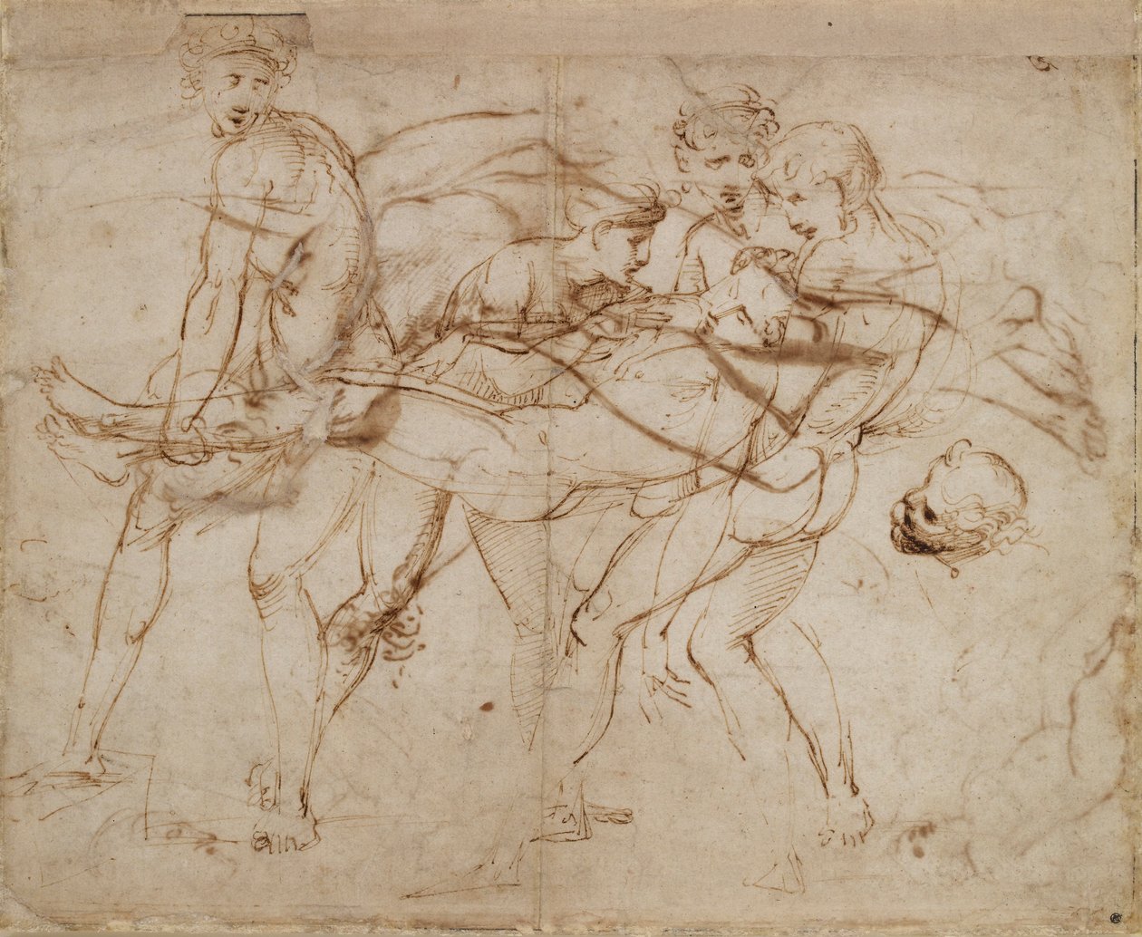 Adonis död, tidigt 1500-tal av Raphael