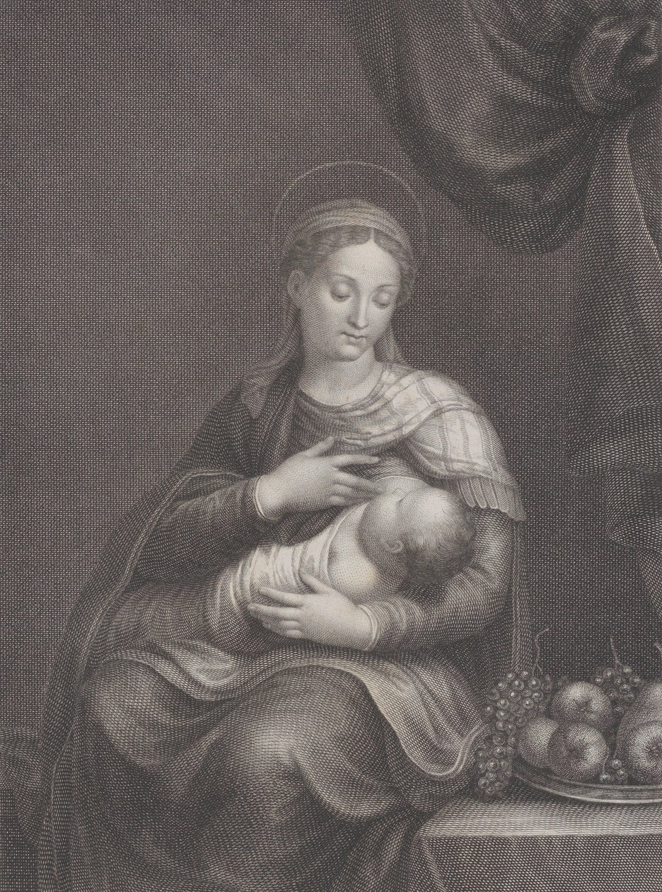 Madonna del Latte, 1815. av Raphael Morghen