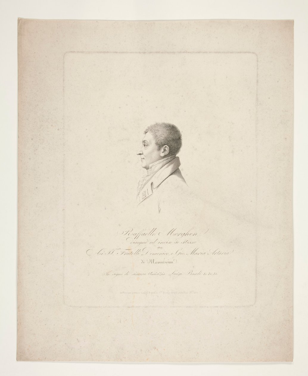 Raphael Morghen [Självporträtt] av Raphael Morghen