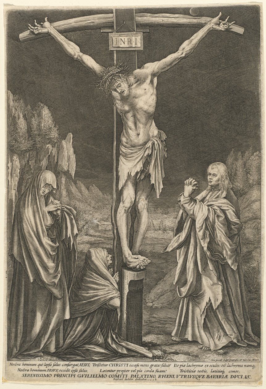 Den lilla korsfästelsen, 1605. av Raphael Sadeler