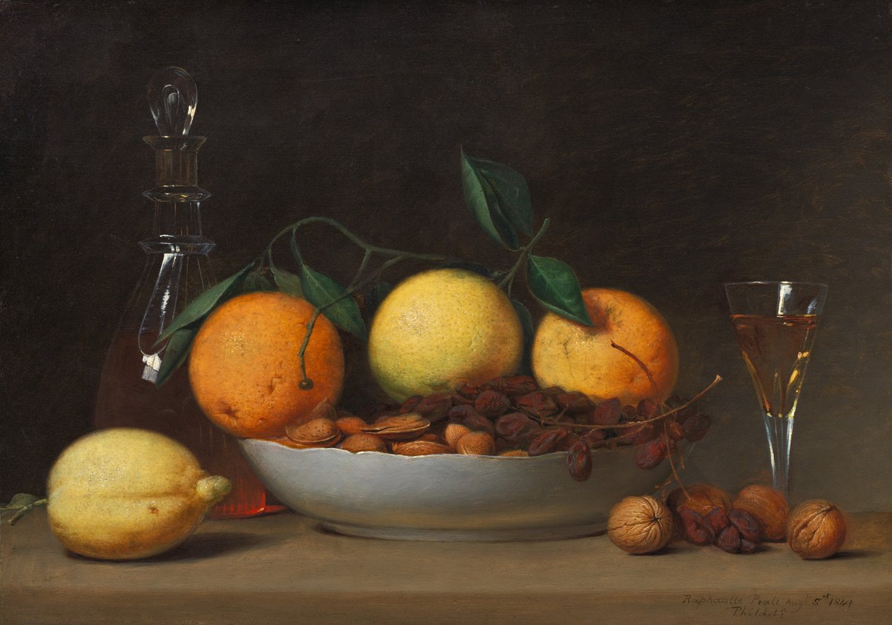 En efterrätt, 1814. av Raphaelle Peale