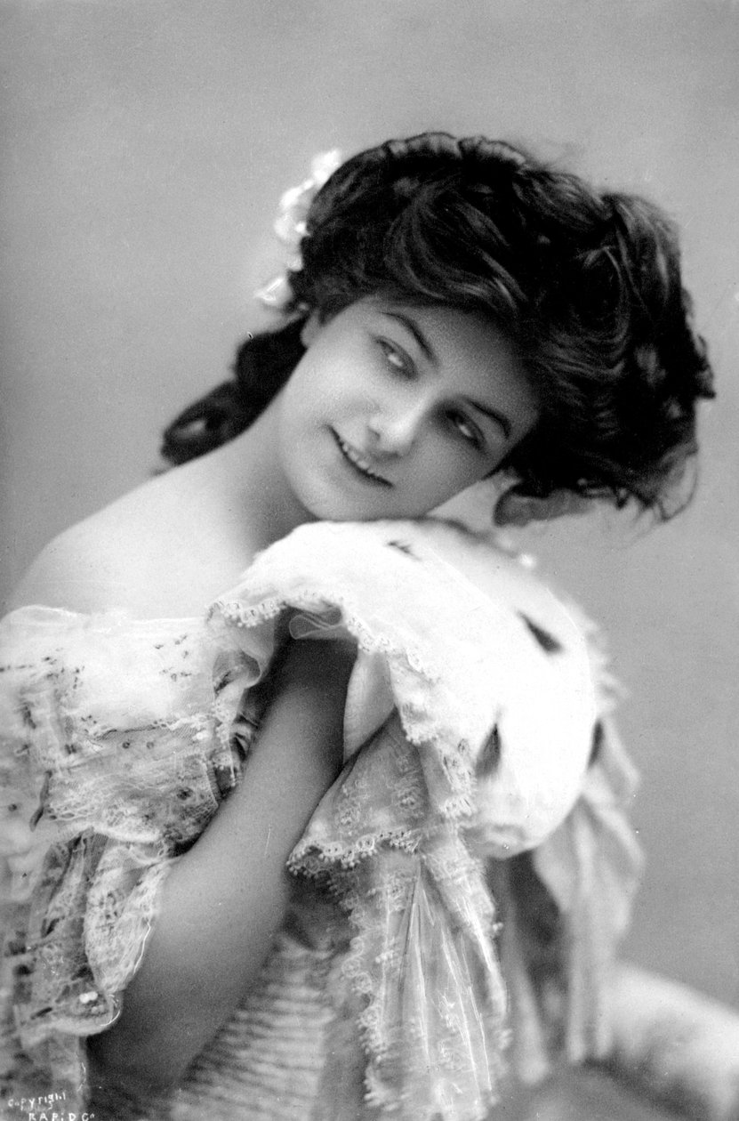 Ethel Oliver, skådespelerska, 1900-tal. av Rapid Photo Company