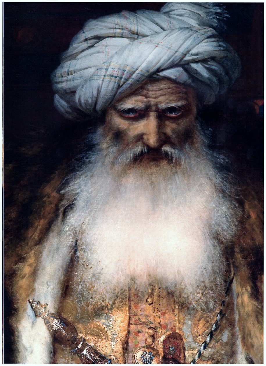 Ali-Pacha och Vasiliki av Raymond Auguste Quinsac Monvoisin