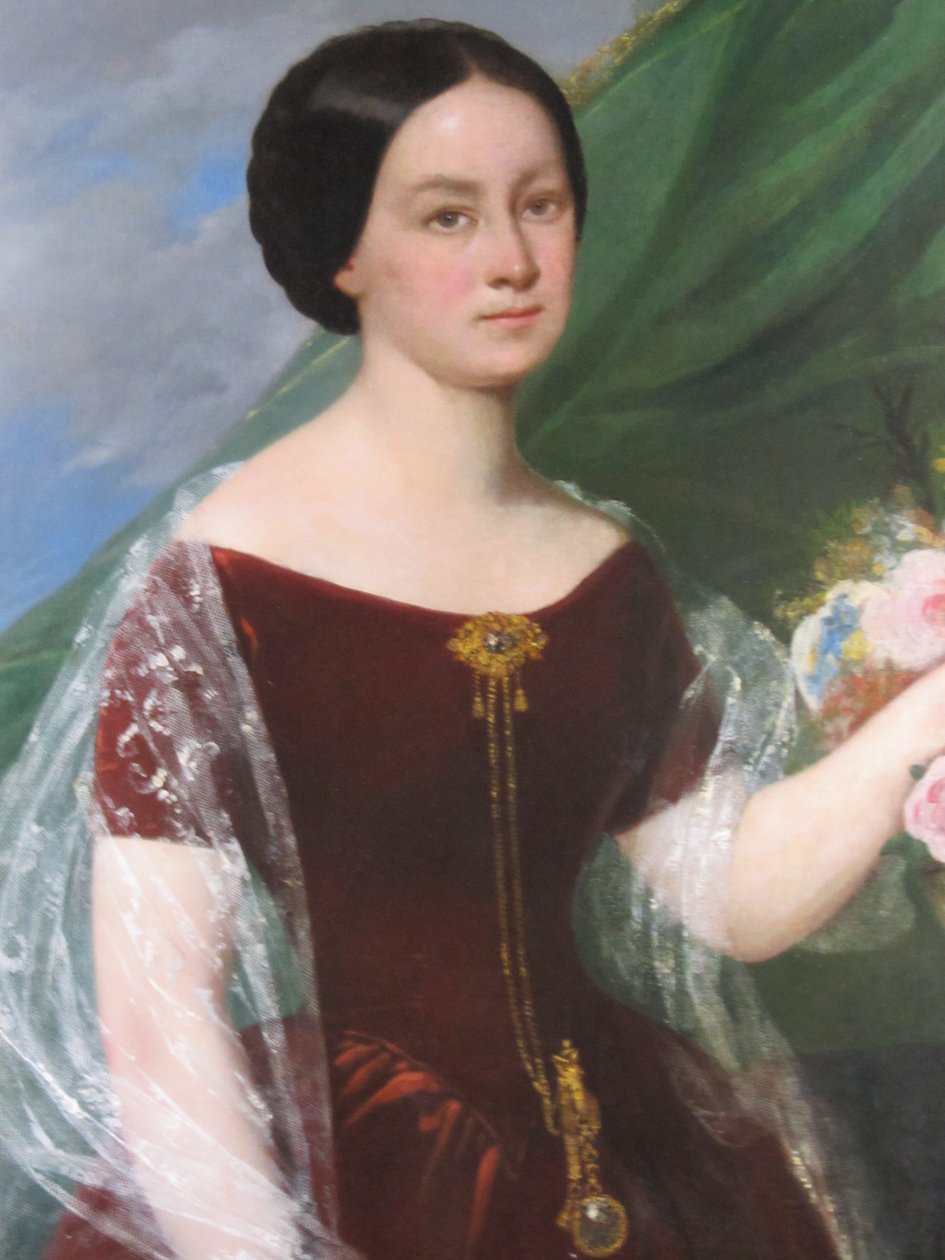 Doña Mercedez Herrera Molina av Raymond Auguste Quinsac Monvoisin
