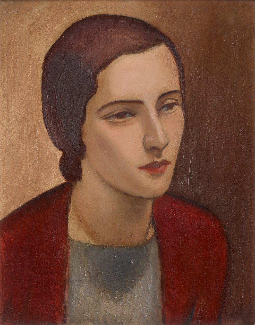 Huvudet av en flicka av Raymond McIntyre
